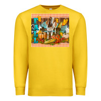 Lemon fall with baby goat Premium Sweatshirt - LillyAllenDesigns
