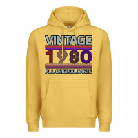 Antique Gold Vintage 1980 Birthday Premium Hoodie - Bettercallsaul