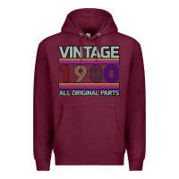 Burgundy Vintage 1980 Birthday Premium Hoodie - Bettercallsaul