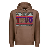 Chestnut Vintage 1980 Birthday Premium Hoodie - Bettercallsaul