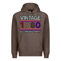 Coffee Vintage 1980 Birthday Premium Hoodie - Bettercallsaul