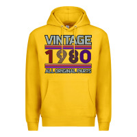 Lemon Vintage 1980 Birthday Premium Hoodie - Bettercallsaul