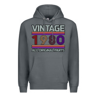 Rock Vintage 1980 Birthday Premium Hoodie - Bettercallsaul