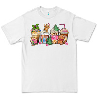 White pink gingerbread coffee cups Premium Tee - Zillion Design Studio