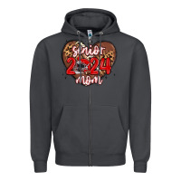 Smoke senior 2024 mom football Zipper Hoodie - MaliasSmallBusiness