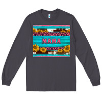 Smoke cowhide leopard sunflowers mama Long Sleeve Tee - BarkalooDesign