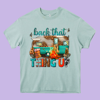 Back That Thing Up Heavy Core Tee Designed By Texasbilliewilder
