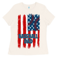 Bone baseball dad american flag Ladies Tee - JahusDesignShop