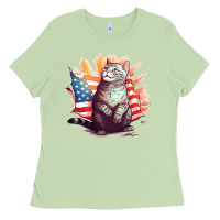 Matcha cat8 Ladies Tee - Unal Design