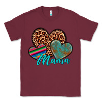Burgundy hearts mama Classic Tee - Artiststas