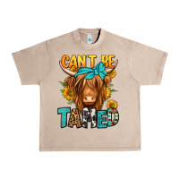 French Oak can't be tamed longhaired cow Urban Heavy Tee - Jasminsmagicworld
