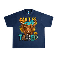 Navy can't be tamed longhaired cow Urban Heavy Tee - Jasminsmagicworld