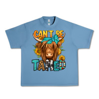 Pebble Blue can't be tamed longhaired cow Urban Heavy Tee - Jasminsmagicworld