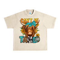 Sandshell can't be tamed longhaired cow Urban Heavy Tee - Jasminsmagicworld