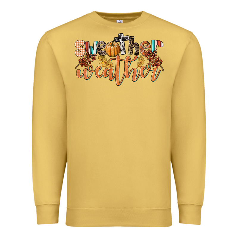 Sweather Weather Premium Sweatshirt by LillyAllenDesigns | Teevron