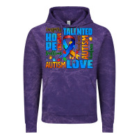 Cloud Purple autism  words Vintage Hoodie - AdoDesignShop