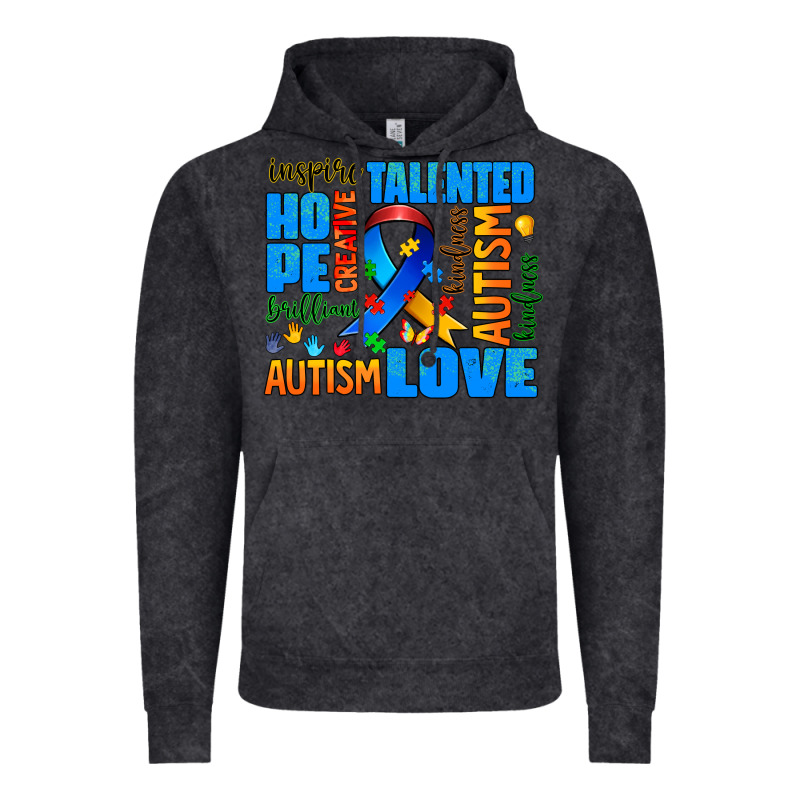 Autism  Words Vintage Hoodie by AdoDesignShop | Teevron