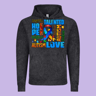 Autism  Words Vintage Hoodie Designed By Adodesignshop