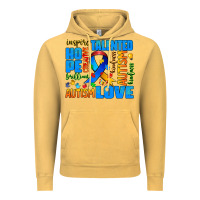 Vintage Mustard autism  words Vintage Hoodie - AdoDesignShop