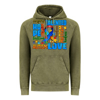 Vintage Olive autism  words Vintage Hoodie - AdoDesignShop