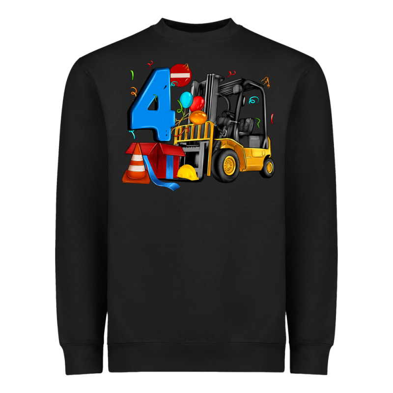 Forklift Birthday Four Heavyweight Sweatshirt by Artiststas | Teevron