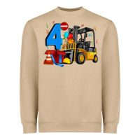Mushroom forklift birthday four Heavyweight Sweatshirt - Artiststas