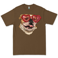 Cacao english bulldog with love glass Premium Tee - RanaPortraitStore