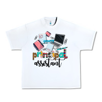 White principal assistant Urban Heavy Tee - AdoDesignShop