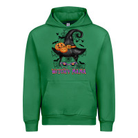 Emerald witchy mama messy bun Urban Hoodie - CowGirlArtShop