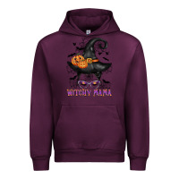 Mauve Wine witchy mama messy bun Urban Hoodie - CowGirlArtShop