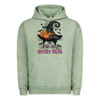 Pigment Oil Green witchy mama messy bun Urban Hoodie - CowGirlArtShop