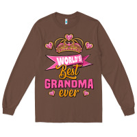 Chestnut world's best grandma ever Long Sleeve Tee - Jasminsmagicworld