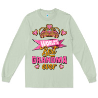 Matcha world's best grandma ever Long Sleeve Tee - Jasminsmagicworld