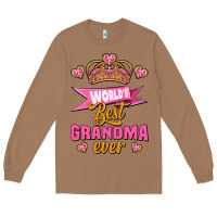 Toasted Coconut world's best grandma ever Long Sleeve Tee - Jasminsmagicworld