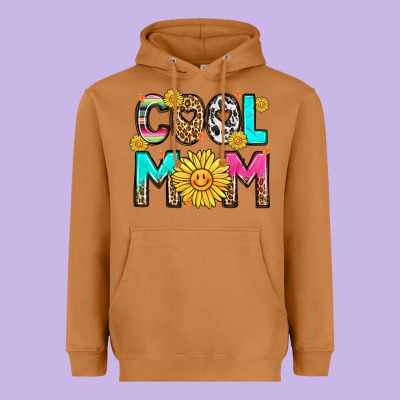 Cool Mom Heavyweight Hoodie Designed By Lillyallendesigns