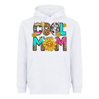 White cool mom Heavyweight Hoodie - LillyAllenDesigns