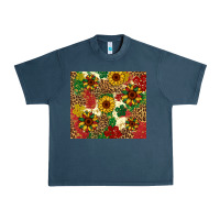 Midnight Navy juneteenth sunflowers Urban Heavy Tee - Artiststas
