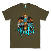 Army Green faith western turquoise Classic Tee - AdoDesignShop