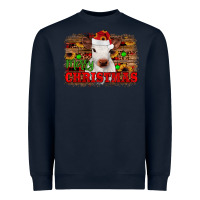Navy merry christmas Heavyweight Sweatshirt - JahusDesignShop