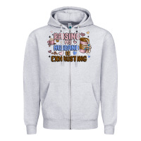 Heather Grey raising my husband is exhausting Zipper Hoodie - MaliasSmallBusiness