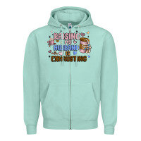 Seafoam raising my husband is exhausting Zipper Hoodie - MaliasSmallBusiness