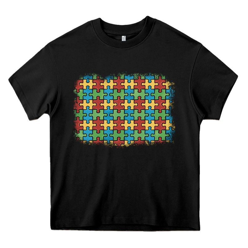Autism Awareness Background Heavy Core Tee by Artiststas | Teevron