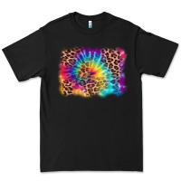 Black leopard tie dye background Premium Tee - Zillion Design Studio