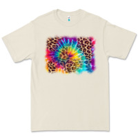 Bone leopard tie dye background Premium Tee - Zillion Design Studio