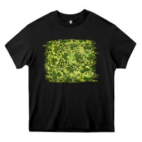 Black st patrick's day shamrock leopard background Heavy Core Tee - RanaPortraitStore