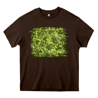 Chocolate Brown st patrick's day shamrock leopard background Heavy Core Tee - RanaPortraitStore