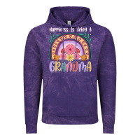 Cloud Purple happiness is being a grandma Vintage Hoodie - JahusDesignShop
