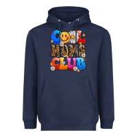 Navy cool moms club Heavyweight Hoodie - LillyAllenDesigns