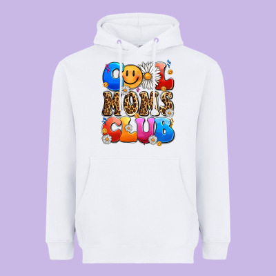 Cool Moms Club Heavyweight Hoodie Designed By Lillyallendesigns