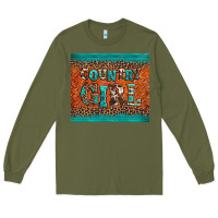 Army Green country girl Long Sleeve Tee - BarkalooDesign
